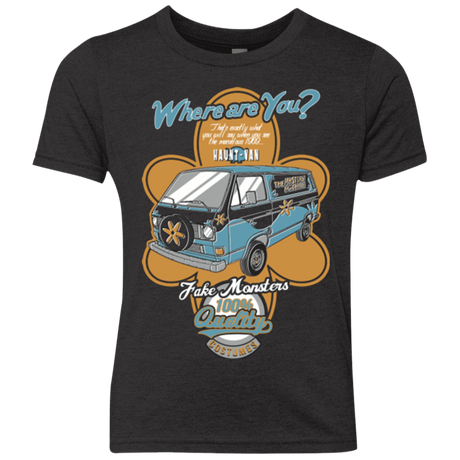 T-Shirts Vintage Black / YXS Haunt Van Youth Triblend T-Shirt