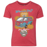 T-Shirts Vintage Red / YXS Haunt Van Youth Triblend T-Shirt