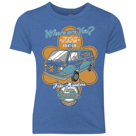 T-Shirts Vintage Royal / YXS Haunt Van Youth Triblend T-Shirt