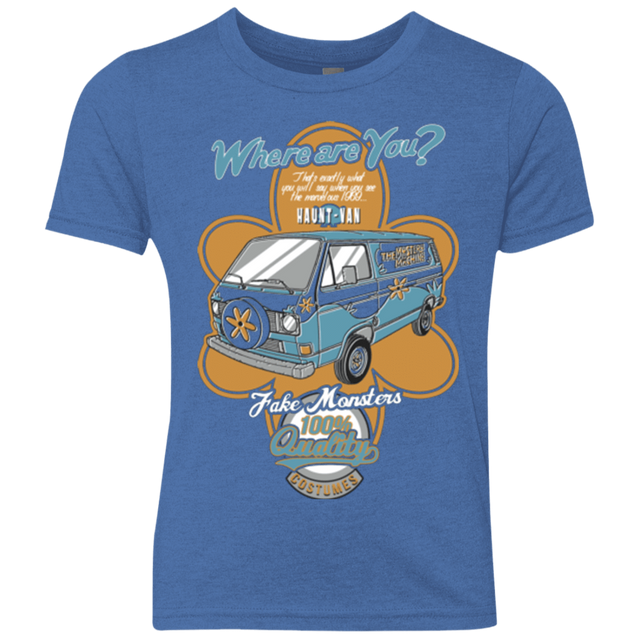 T-Shirts Vintage Royal / YXS Haunt Van Youth Triblend T-Shirt