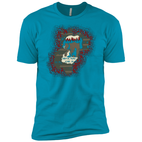 T-Shirts Turquoise / YXS Haunted House Boys Premium T-Shirt