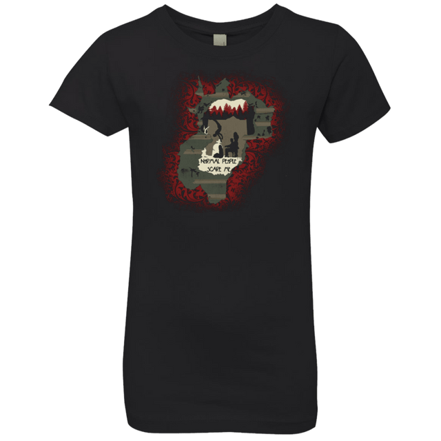 T-Shirts Black / YXS Haunted House Girls Premium T-Shirt