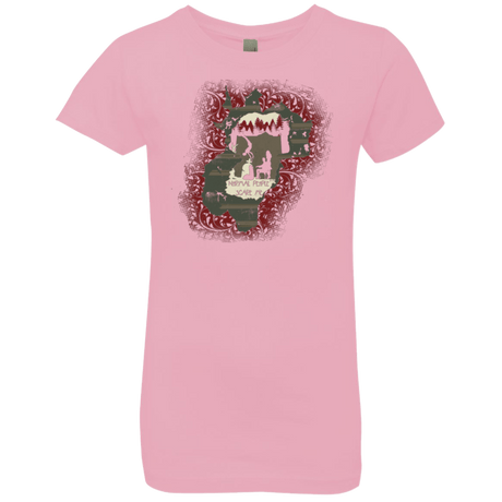 T-Shirts Light Pink / YXS Haunted House Girls Premium T-Shirt