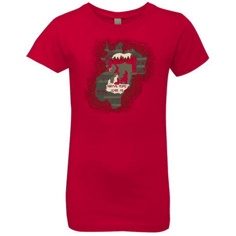 T-Shirts Red / YXS Haunted House Girls Premium T-Shirt