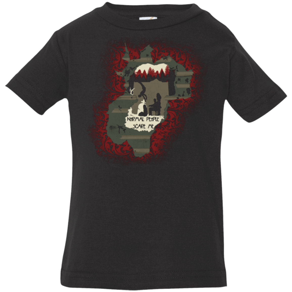 T-Shirts Black / 6 Months Haunted House Infant PremiumT-Shirt