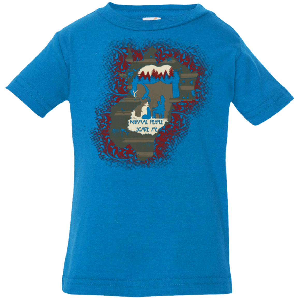 T-Shirts Cobalt / 6 Months Haunted House Infant PremiumT-Shirt