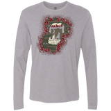 T-Shirts Heather Grey / Small Haunted House Men's Premium Long Sleeve