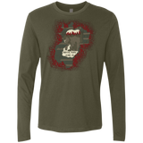 T-Shirts Military Green / Small Haunted House Men's Premium Long Sleeve