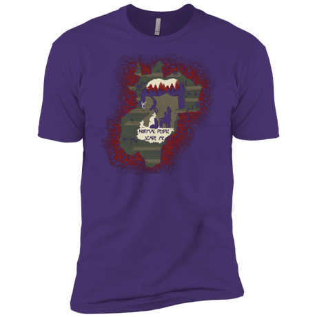 T-Shirts Purple / X-Small Haunted House Men's Premium T-Shirt