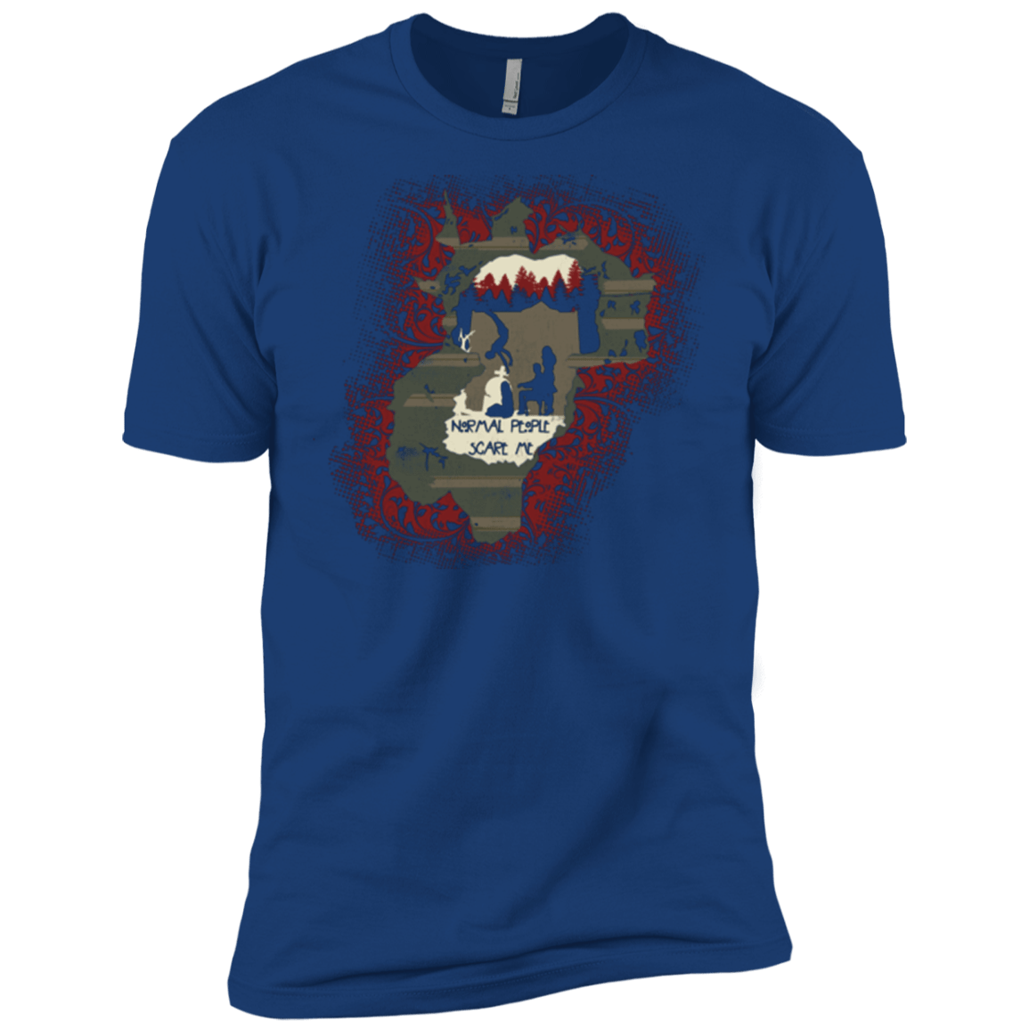 T-Shirts Royal / X-Small Haunted House Men's Premium T-Shirt