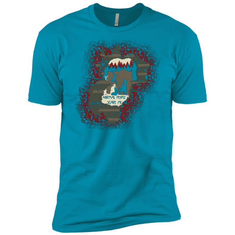 T-Shirts Turquoise / X-Small Haunted House Men's Premium T-Shirt