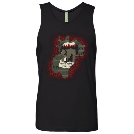 T-Shirts Black / Small Haunted House Men's Premium Tank Top