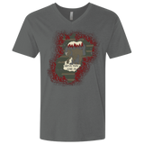 T-Shirts Heavy Metal / X-Small Haunted House Men's Premium V-Neck