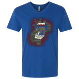 T-Shirts Royal / X-Small Haunted House Men's Premium V-Neck