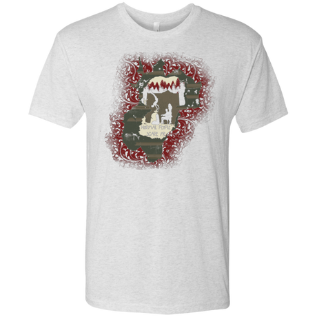 T-Shirts Heather White / Small Haunted House Men's Triblend T-Shirt