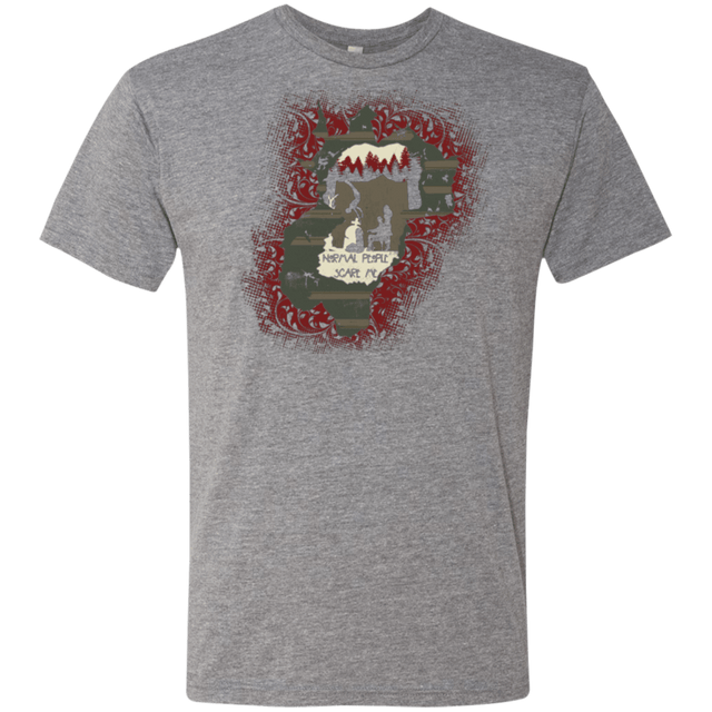 T-Shirts Premium Heather / Small Haunted House Men's Triblend T-Shirt