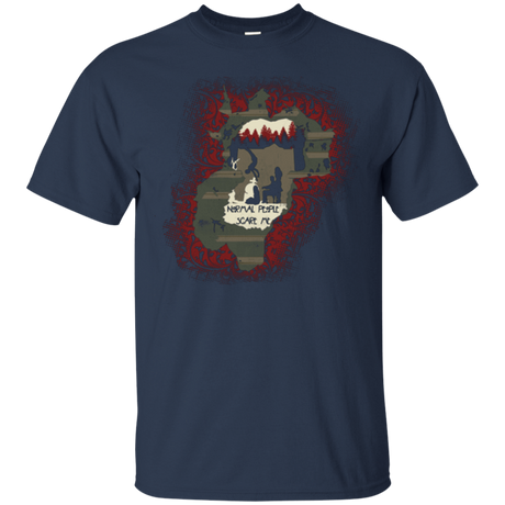 T-Shirts Navy / Small Haunted House T-Shirt