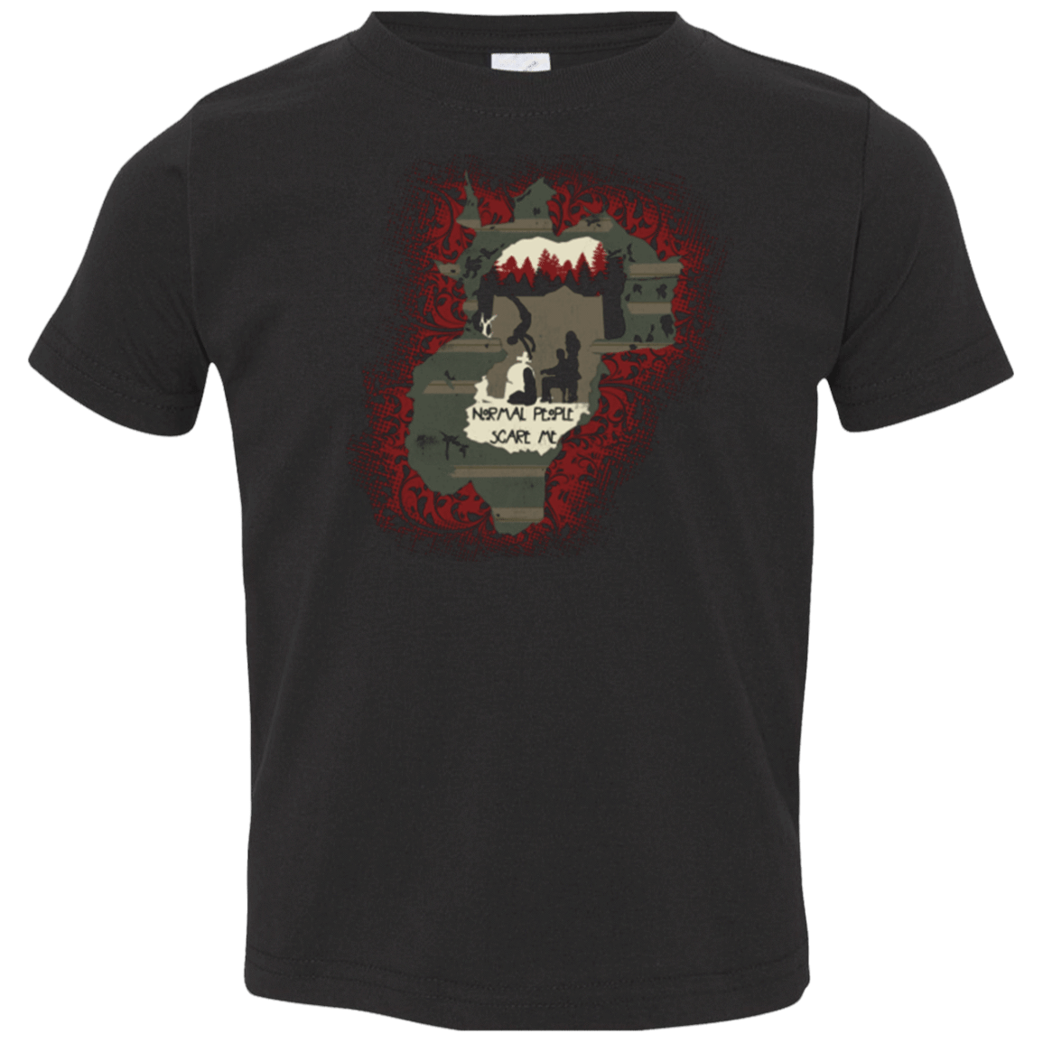 T-Shirts Black / 2T Haunted House Toddler Premium T-Shirt