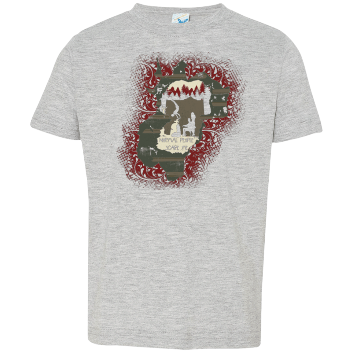 T-Shirts Heather / 2T Haunted House Toddler Premium T-Shirt