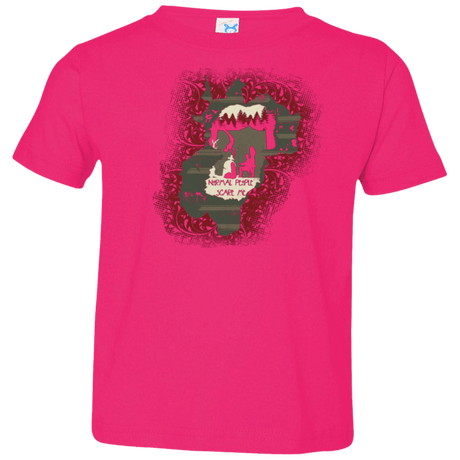 T-Shirts Hot Pink / 2T Haunted House Toddler Premium T-Shirt