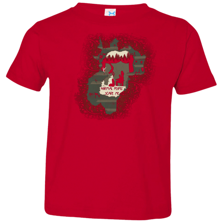 T-Shirts Red / 2T Haunted House Toddler Premium T-Shirt