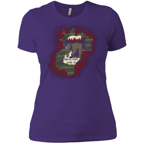 T-Shirts Purple / X-Small Haunted House Women's Premium T-Shirt
