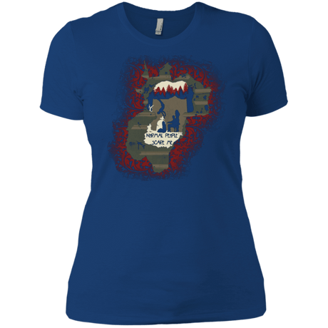 T-Shirts Royal / X-Small Haunted House Women's Premium T-Shirt