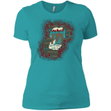 T-Shirts Tahiti Blue / X-Small Haunted House Women's Premium T-Shirt