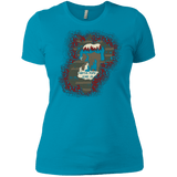 T-Shirts Turquoise / X-Small Haunted House Women's Premium T-Shirt
