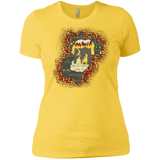 T-Shirts Vibrant Yellow / X-Small Haunted House Women's Premium T-Shirt