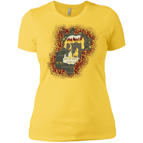 T-Shirts Vibrant Yellow / X-Small Haunted House Women's Premium T-Shirt