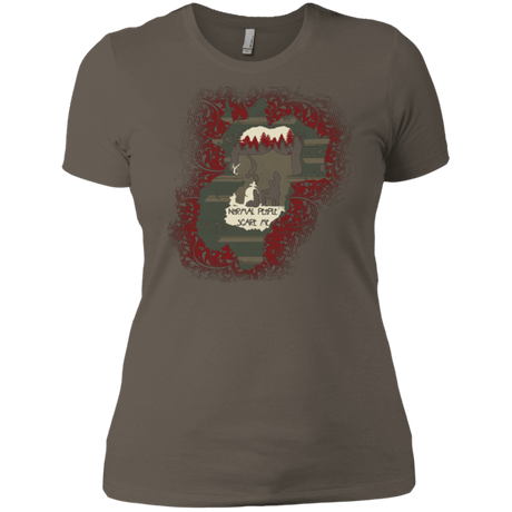 T-Shirts Warm Grey / X-Small Haunted House Women's Premium T-Shirt