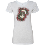 T-Shirts Heather White / Small Haunted House Women's Triblend T-Shirt