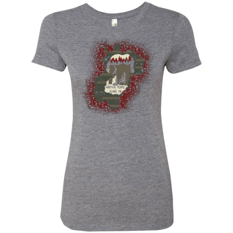 T-Shirts Premium Heather / Small Haunted House Women's Triblend T-Shirt
