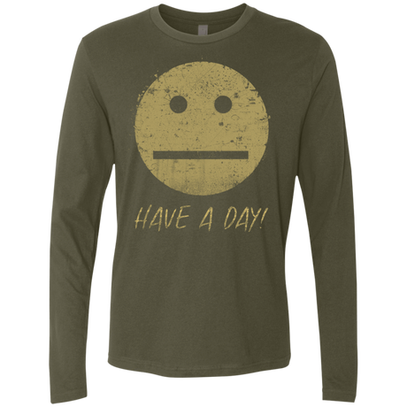 T-Shirts Military Green / Small Have A Day Men's Premium Long Sleeve
