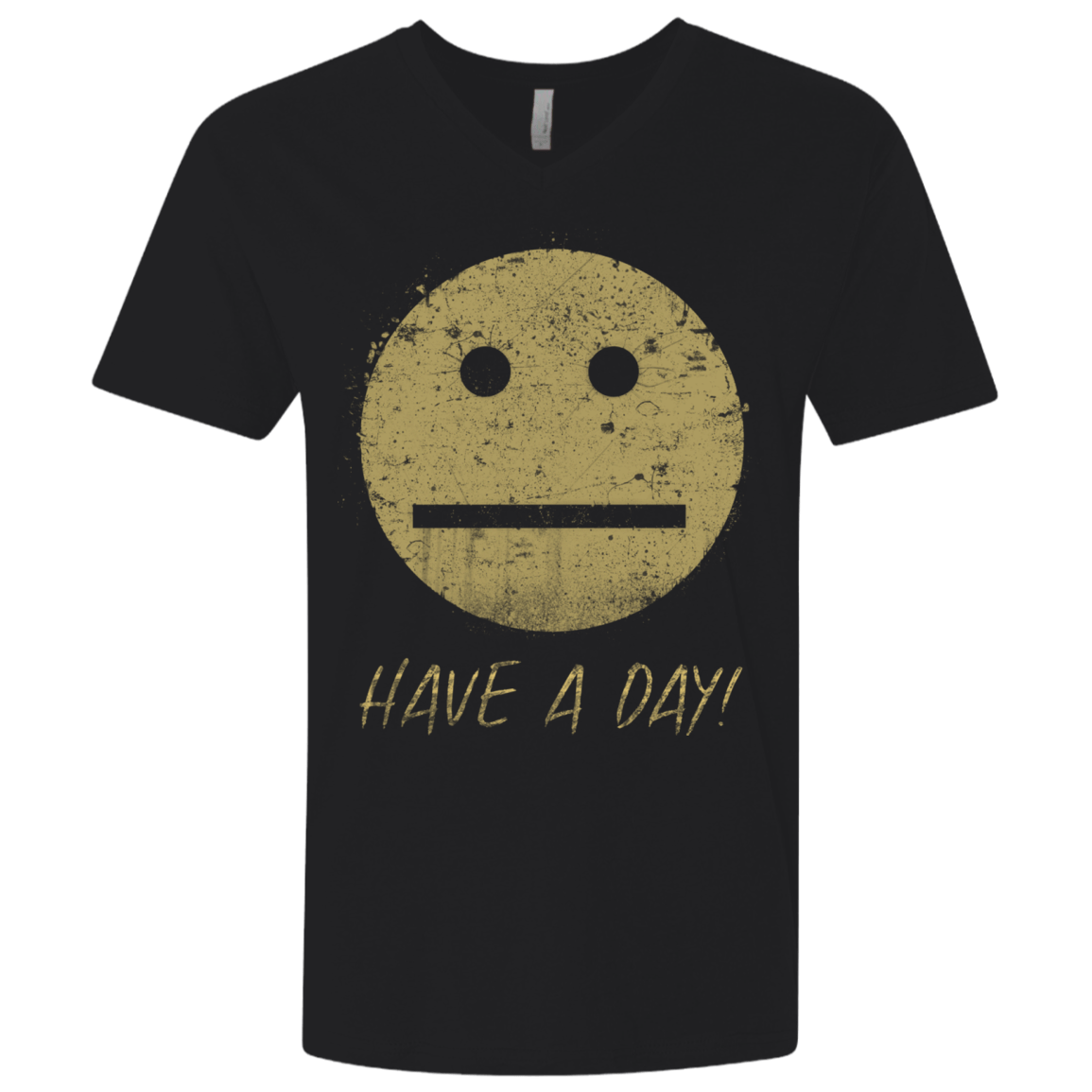 T-Shirts Black / X-Small Have A Day Men's Premium V-Neck