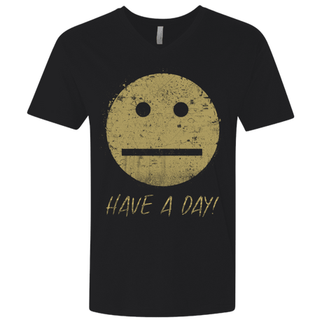 T-Shirts Black / X-Small Have A Day Men's Premium V-Neck