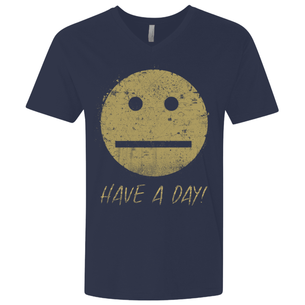 T-Shirts Midnight Navy / X-Small Have A Day Men's Premium V-Neck