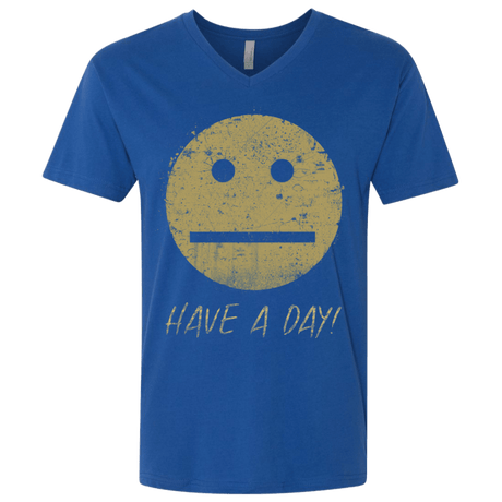 T-Shirts Royal / X-Small Have A Day Men's Premium V-Neck