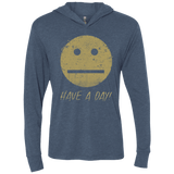 T-Shirts Indigo / X-Small Have A Day Triblend Long Sleeve Hoodie Tee