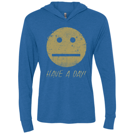T-Shirts Vintage Royal / X-Small Have A Day Triblend Long Sleeve Hoodie Tee