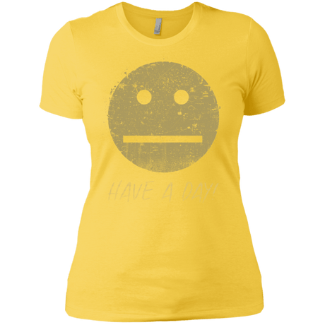 T-Shirts Vibrant Yellow / X-Small Have A Day Women's Premium T-Shirt