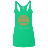 T-Shirts Envy / X-Small Have A Day Women's Triblend Racerback Tank