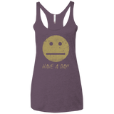 T-Shirts Vintage Purple / X-Small Have A Day Women's Triblend Racerback Tank