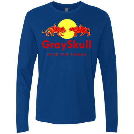 T-Shirts Royal / Small Have the power Men's Premium Long Sleeve