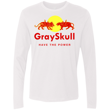 T-Shirts White / Small Have the power Men's Premium Long Sleeve