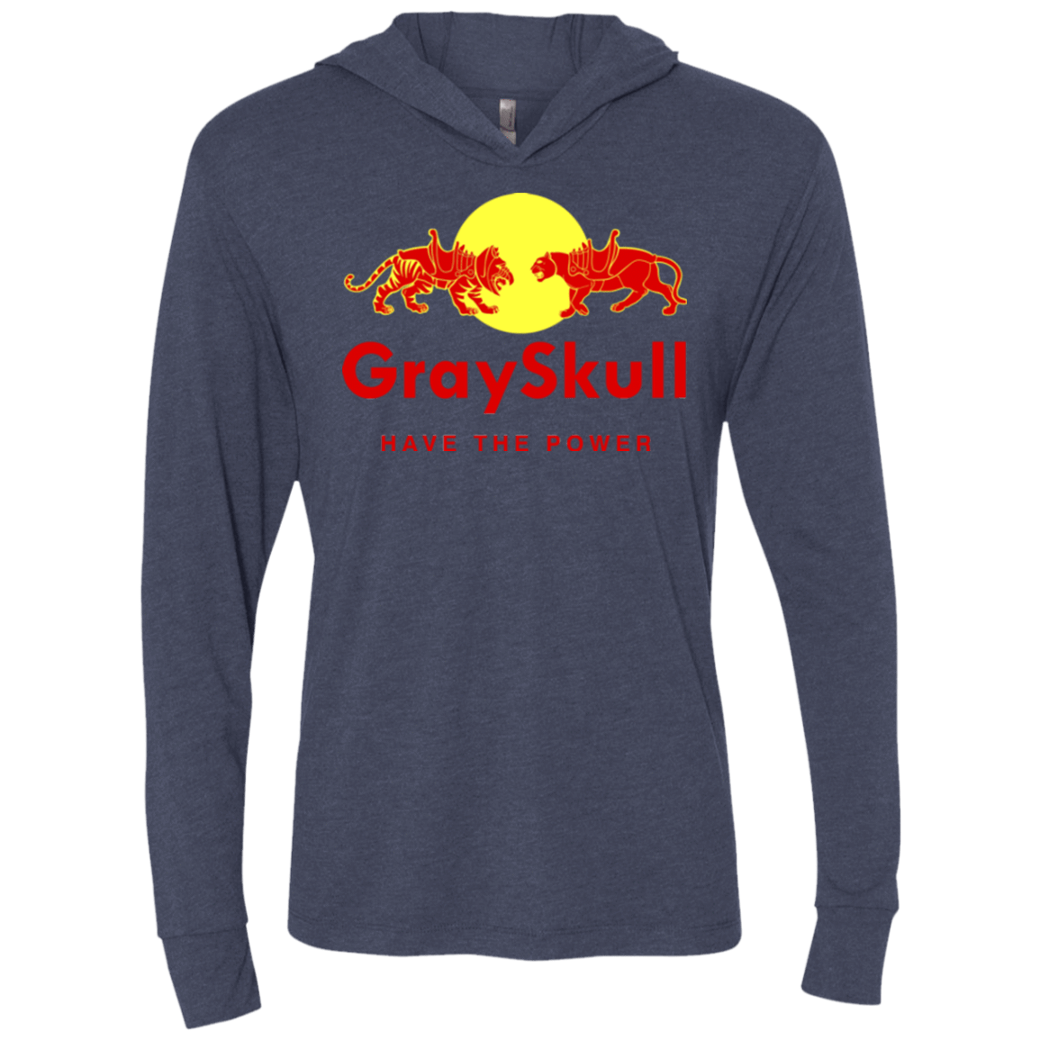 Have the power Triblend Long Sleeve Hoodie Tee