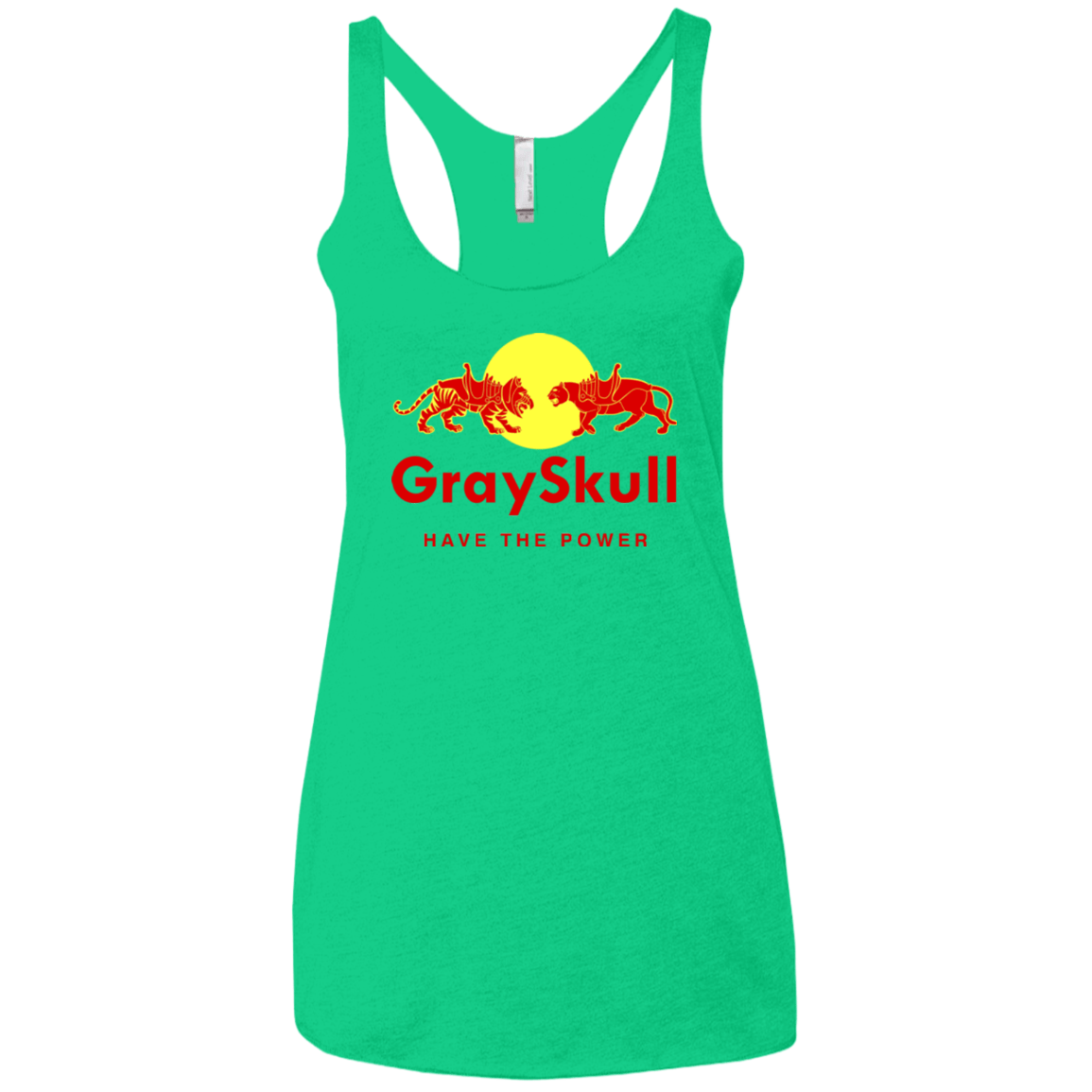 Have the power Women's Triblend Racerback Tank