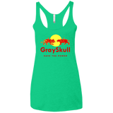 Have the power Women's Triblend Racerback Tank