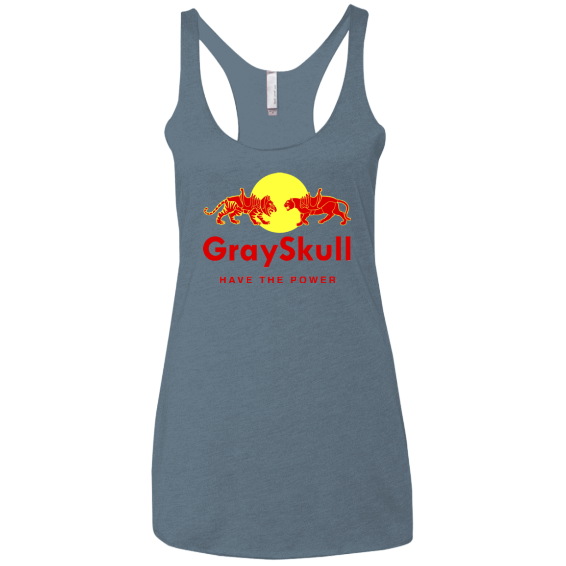 Have the power Women's Triblend Racerback Tank